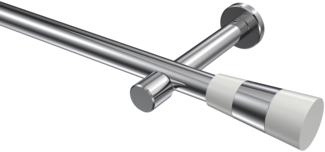 Gardinenstangen-Set Prestige Tanara 100 cm, 1-läufig (ohne Ringe), 20 mm Ø Chrom