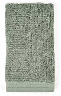 Zone Denmark Handtuch Classic, Badetuch, Duschtuch, Baumwolle, Matcha Green, 100x50 cm, 15360