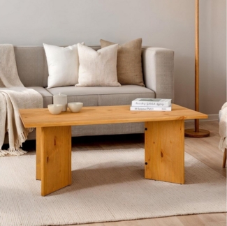 IDIMEX Couchtisch MESA, moderner Wohnzimmer Tisch aus Massivholz, Sofatisch 110x60 cm gebeizt