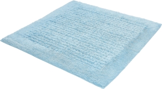 Kleine Wolke Badematte Net, Höhe 17 mm, rutschhemmend beschichtet, fußbodenheizungsgeeignet, Baumwolle, quadratisch, Badteppich, Uni Farben, rutschhhemmend