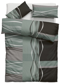 my home Bettwäsche Kelian, Polycotton recycelt, 2 teilig, in verschiedenen Qualitäten, gemusterte Bettwäsche