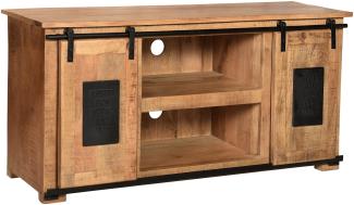 Lowboard Namur Mangoholz Kommode Sideboard TV Fernseher Hifi Wohnzimmer Schrank