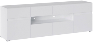 Lowboard Rimini TV-Unterschrank 180x40x59cm Farbe wählbar grifflos 2-türig