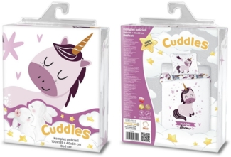 Einhorn Bettwäsche Babybettwäsche EINHORN018 100x135 cm + 40x60 cm