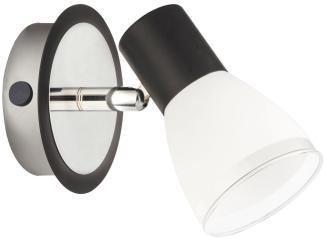 Rabalux Ati Wandspot 1x E14 schwarz, chrom