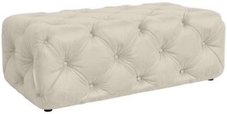 Home affaire Polsterhocker FOLLINA, Polsterhocker mit klassischer Chesterfield-Knopfheftung