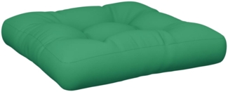 vidaXL Palettenkissen Grün 58x58x10 cm Stoff 360905