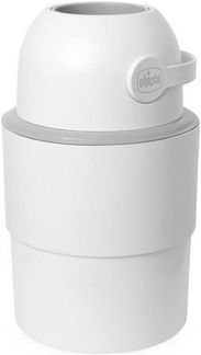 Chicco Teleskop Windeleimer Odour Off weiss inkl. 1 Pck. Muellbeutel Odour Off