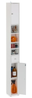 Hoher Badezimmerschrank 2 Türen 10050914