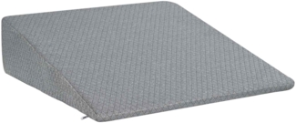 vidaXL Keil Kopfkissen Uni Grau 69 x 64 x 19 cm 42020205