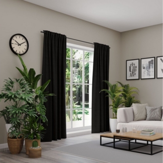 Neutex for you! Vorhang BELMONDO, Multifunktionsband (1 St), blickdicht, Uni mit samtiger Oberfläche, nach Maß