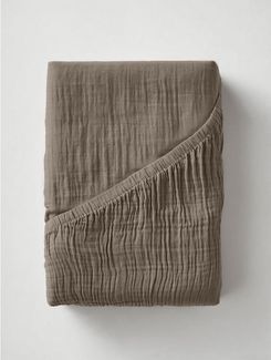 Sitheim-Europe Spannbettlaken Mousseline aus 100% hochwertiger glatter Baumwolle, Renforcé, Gummizug: rundum, (1 Stück), Weich, geschmeidig