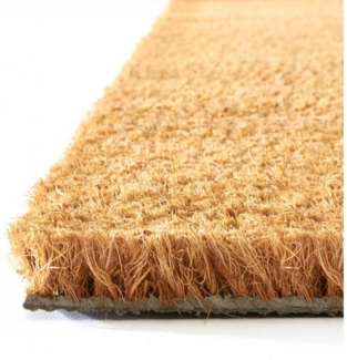 Karat Fußmatte Kokosmatte, 4 Farben, viele Größen, In- & Outdoor geeignet, rechteckig, Höhe: 17 mm