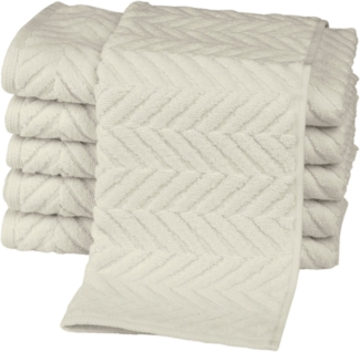 ROSS Gästehandtücher Sensual 9001, Frottier (6-St), 100% Baumwolle