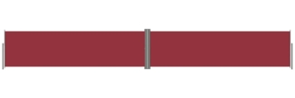 vidaXL Seitenmarkise Ausziehbar Rot 140x1000 cm 318029