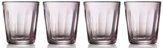 Lyngby Glas 4er-Set Caféglas 33 cl Verona Pink Glas