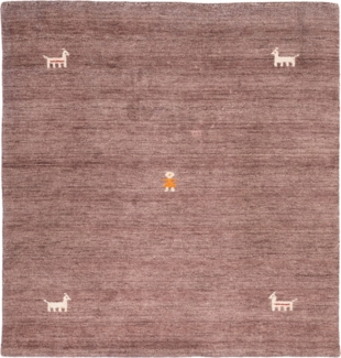 Morgenland Gabbeh Teppich - Softy quadratisch - 150x150 cm - braun