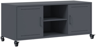 vidaXL TV-Schrank Anthrazit 100,5x39x43,5 cm Stahl 846664