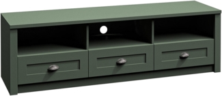 AX LIVING Lowboard TV „Palmano RTV“ – 158 cm breit, Stilvoll Grün