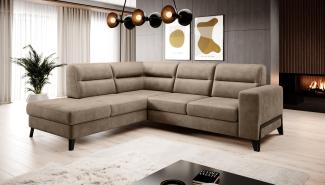 Wohnideebilder Cassara Hellbraun Ecksofas & Eckcouches CO-CAS-LT-20NU