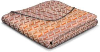 Wohndecke Braided, Biederlack, mit geketteltem Zierstich, mediteranes Streifenmuster