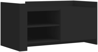 vidaXL Couchtisch Schwarz 100x50x50 cm Holzwerkstoff 848361
