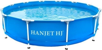 Frame Pool Metallrahmen Schwimmbecken Ø244x51cm, Blau, leicht zu reinigen