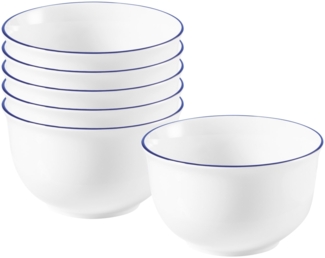 Seltmann Weiden Compact Blaurand Müslischale ø 12,7 cm 6er Set
