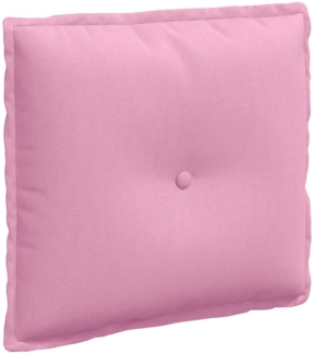 vidaXL Rückenkissen Rosa 50 x 19 x 45 cm Stoff 42014630