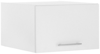 Aufsatzschrank >LAUNDREEZY< in weiß, Holzwerkstoff - 60x38x68cm (BxHxT)