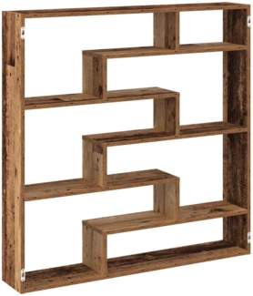 vidaXL Würfelregal 7 Fächer Altholz-Optik Holzwerkstoff 860029