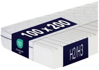 Kaltschaummatratze, ALX - Deluxe, 23 cm hoch, Wendematratze mit weicher & fester Seite, 7-Zonen-Komfortschaum