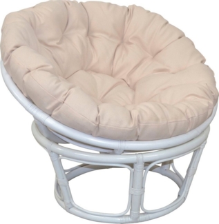 Home affaire Rattanstuhl Papasansessel, TOPSELLER!, aus geflochtenem Rattan, in verschiedenen Größen (80-110 cm)