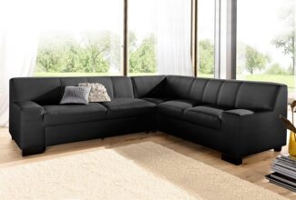 DOMO collection Ecksofa Norma L-Form, wahlweise mit Bettfunktion