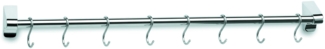 LACOR 60740 Hangeleiste mit 6 Haken 18/10 40 cm
