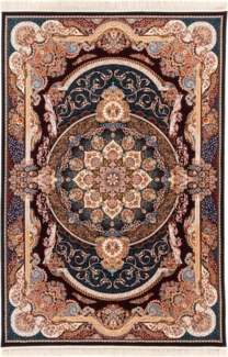 Morgenland Orientteppich - Aime - rechteckig - 225x150 - Dunkelblau