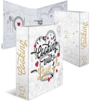 HERMA Rezeptordner A4 7cm Cooking with love