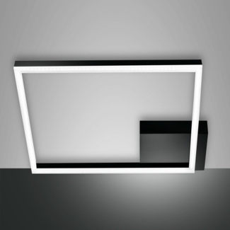 Fabas Luce 3394-61-101 LED Deckenleuchte Bard 45x45cm schwarz 3000K dimmbar