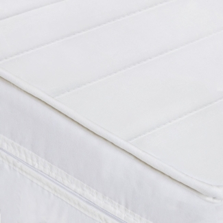 2er-Set Kissen 80x80 aus Mikrofaser - Stützendes Kopfkissen mit flauschiger Hohlfaserfüllung - Schlafkissen für jede Schlafposition - Waschbar - Öko-Tex zertifiziert - Kissen 80x80 weiß-blau
