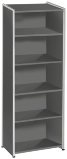 Kerkmann Einzelschrank Artline Transparent breit 5 OH BxTxH 80x38x185c