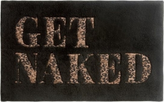 Next Badematte Badematte mit Leoparden-Slogan-Print, Höhe 80 mm, Baumwolle