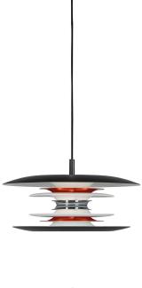 Belid Diablo Pendelleuchte 300mm schwarz matt rot G9