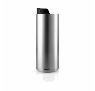 Eva Solo Urban To Go Cup Recycled, Isolierbecher, Edelstahl, Kunststoff, Black, 350 ml, 567100