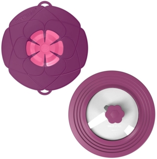 Kochblume Kochbesteck-Set Bratdeckel L + Kochblume L 29cm -2tlg. - lila