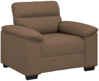 vidaXL Sessel Braun 60 cm Stoff 4105291