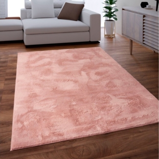 Paco Home Fellteppich Kunstfell Soft 380, rechteckig, Höhe: 14 mm, Langflor, Kuschelteppich - besonders weich, Uni-Farben