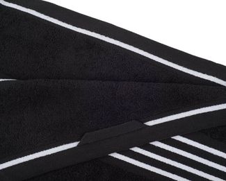 Gözze Handtücher RIO, 70 x 140 cm, Schwarz, Weiß, Streifen, (1-St)