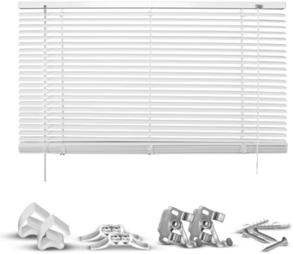 Good Life Jalousie Matti, ohne Bohren, freihängend, Klemmfix-Jalousie aus Aluminium