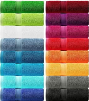 Lashuma Badetuch - Badehandtuch Linz, Frottee (1-St), XXL Handtuch lila 100x150 cm