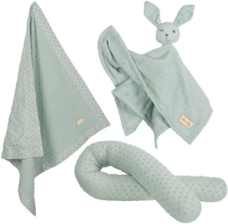 Roba Geschenkset Baby Kuscheln und Spielen Lil Planet frosty green